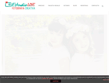 Tablet Screenshot of estudiolove.com